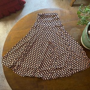 Maeve by Anthropologie Petites Maxi Skirt Retro Print XS Very soft